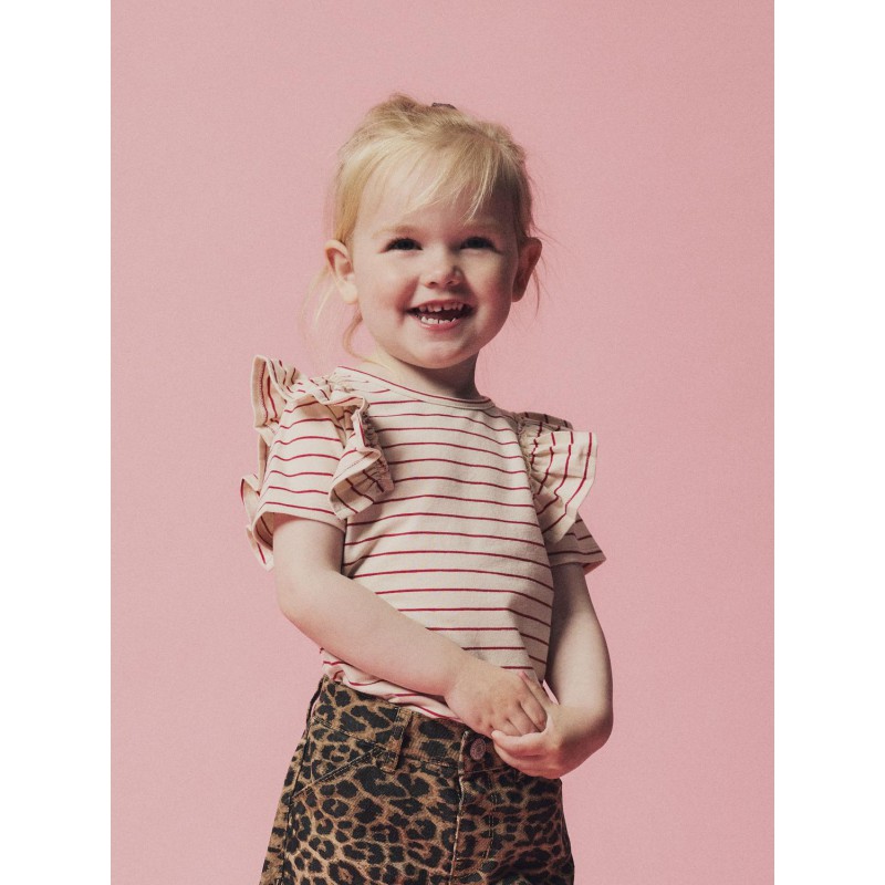 NAME IT Liana Kortærmet Top - Hvid Swan