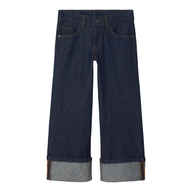 NAME IT Nkfrose Brede Jeans 4795-Ac J - Dark Blue Denim