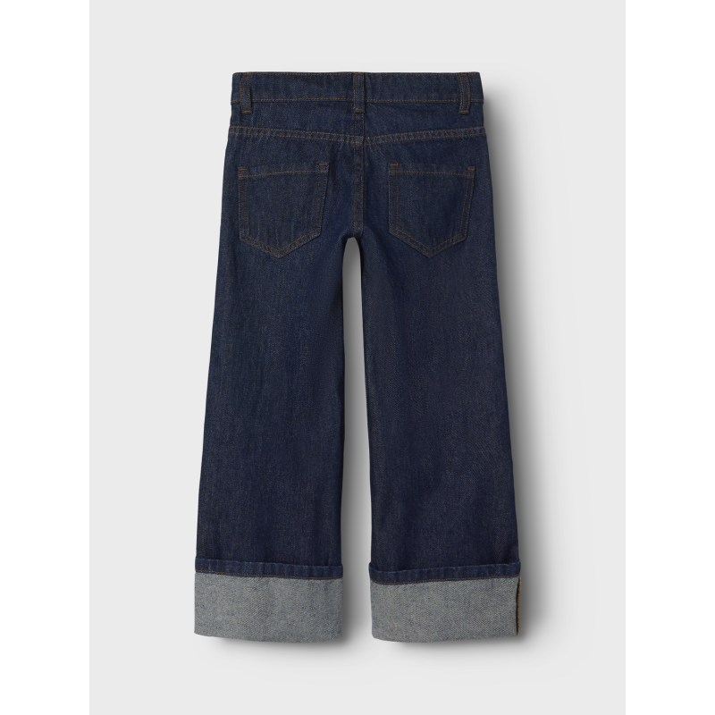 NAME IT Nkfrose Brede Jeans 4795-Ac J - Dark Blue Denim