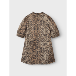 NAME IT Nkfnemia Kortærmet Kjole - Summer Sand