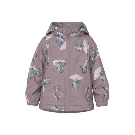 NAME IT Mini Alfa 08 Softshell Jakke - Purple Dove
