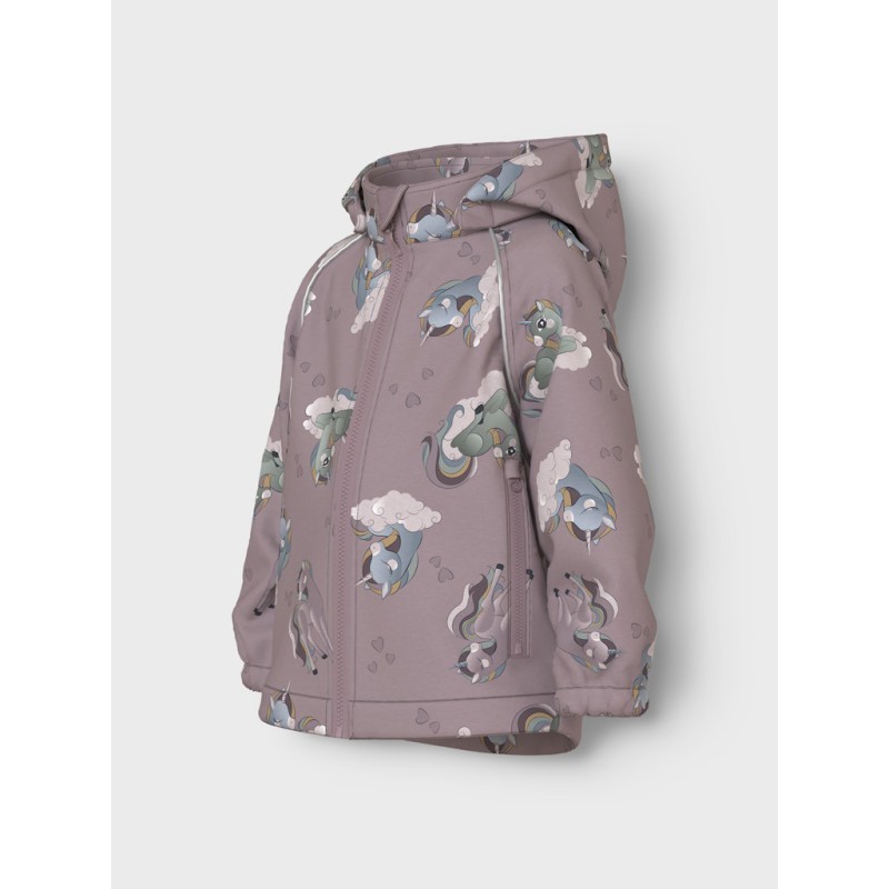 NAME IT Mini Alfa 08 Softshell Jakke - Purple Dove