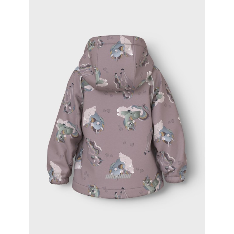 NAME IT Mini Alfa 08 Softshell Jakke - Purple Dove