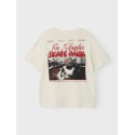 NAME IT Kids Luve "Skate Park" T-shirt - White Swan