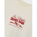 NAME IT Kids Luve "Skate Park" T-shirt - White Swan