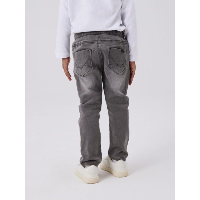 NAME IT Mini Ryan Slim Sweat Jeans - Medium Gray Denim
