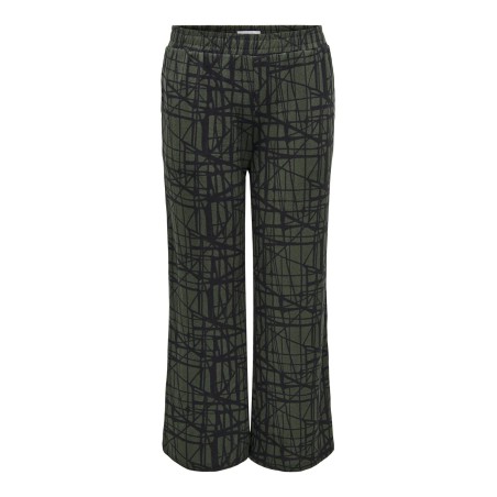 ONLY CARMAKOMA Alba Amy Brede Leg Bukser Jrs - Forest Night