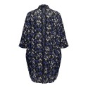 ONLY CARMAKOMA Yaya Life 3/4 Tunic Shirt Aop - Clematis Blue