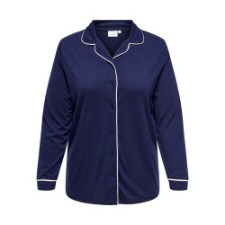 ONLY CARMAKOMA Night Time Langærmet Shirt Jrs - Naval Academy