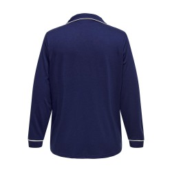 ONLY CARMAKOMA Night Time Langærmet Shirt Jrs - Naval Academy