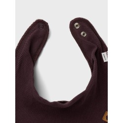 NAME IT Baby Yvette Linnie Rib Hagesmæk - Plum Perfect