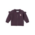 NAME IT Baby Lega Quiltet Cardigan - Plum Perfect