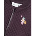 NAME IT Baby Lega Quiltet Cardigan - Plum Perfect