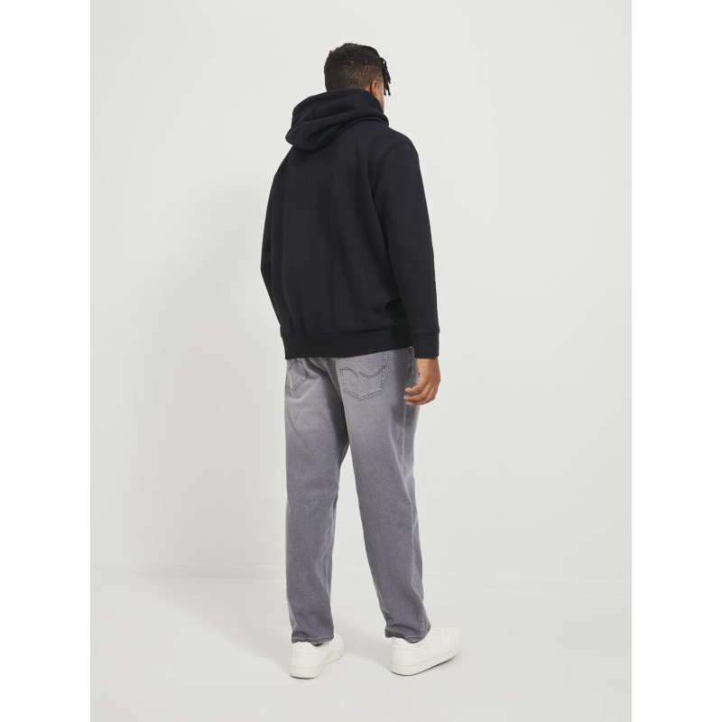 JACK & JONES Jorvesterbro Sweat Zip Hood  Pls - Sort