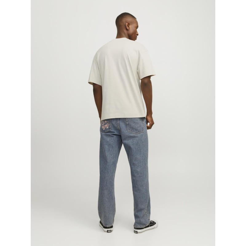 JACK & JONES Eurban Edge T-shirt O-Neck - Moonbeam