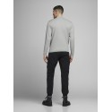 JACK & JONES Strik Polotrøje - Light Grey Melange