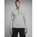 JACK & JONES Strik Polotrøje - Light Grey Melange