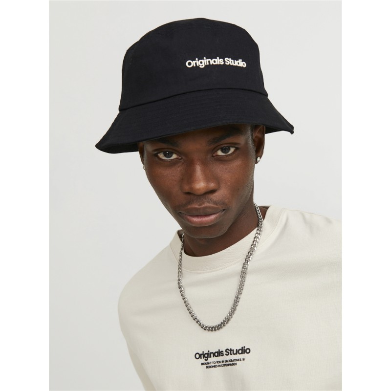JACK & JONES Jacvesterbro Bucket Hat Sn - Sort