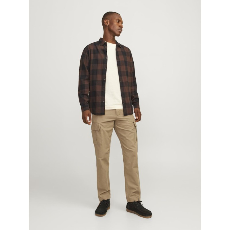 JACK & JONES Kane Barkley Cargo Bukser - Elmwood