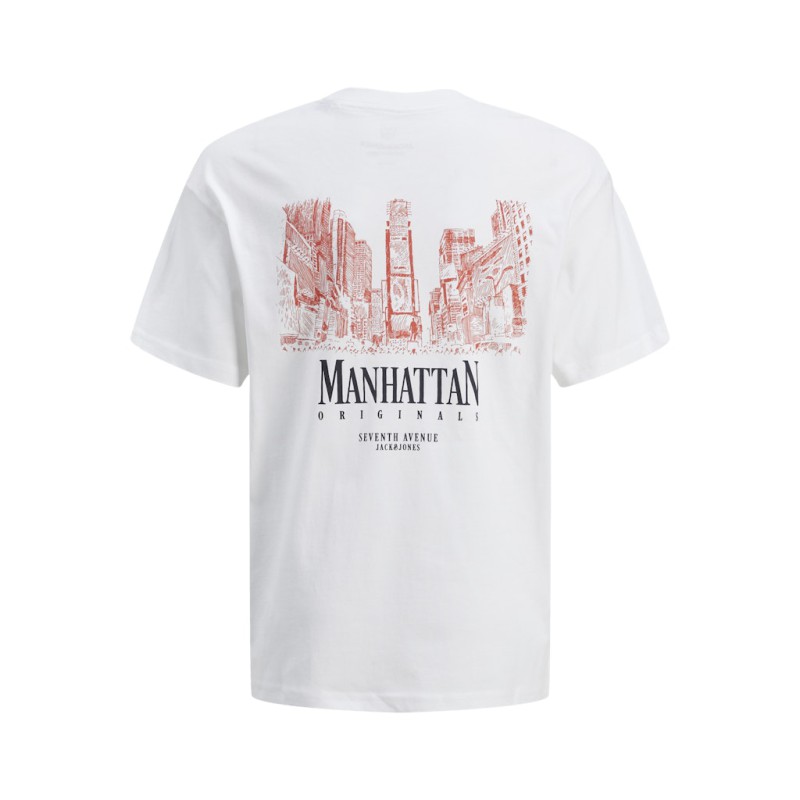 JACK & JONES Junior Bronx Square T-shirt - Bright White