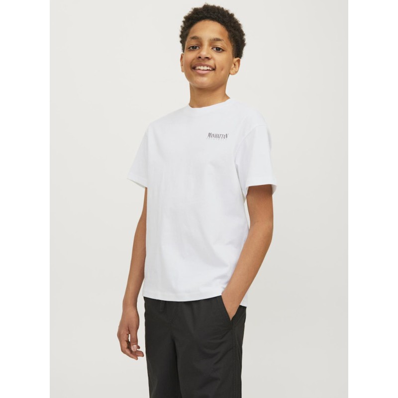 JACK & JONES Junior Bronx Square T-shirt - Bright White
