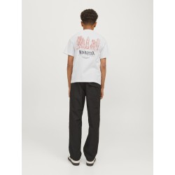 JACK & JONES Junior Bronx Square T-shirt - Bright White