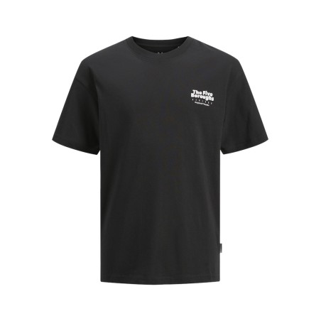 JACK & JONES Junior Bronx Square T-shirt - Sort