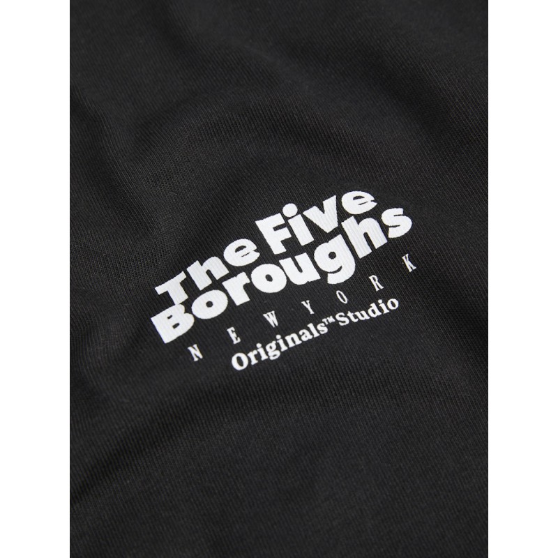 JACK & JONES Junior Bronx Square T-shirt - Sort