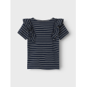 NAME IT Liana Kortærmet Top - Navy Blazer