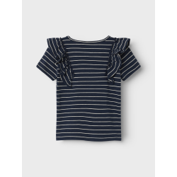 NAME IT Liana Kortærmet Top - Navy Blazer