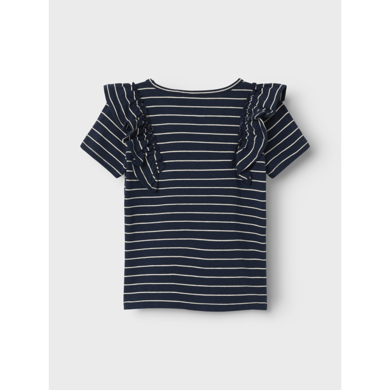 NAME IT Liana Kortærmet Top - Navy Blazer