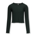 KIDS ONLY Nella Langærmet O-Neck Top Jrs - Scarab