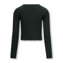 KIDS ONLY Nella Langærmet O-Neck Top Jrs - Scarab