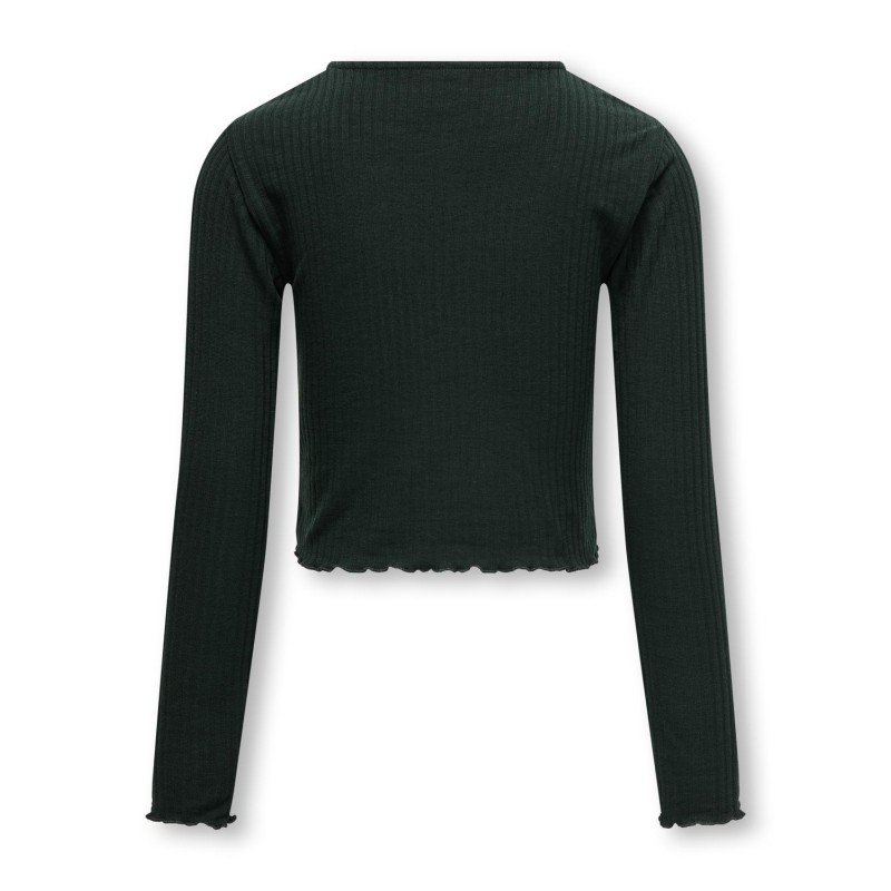 KIDS ONLY Nella Langærmet O-Neck Top Jrs - Scarab