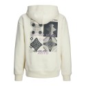 JACK & JONES Junior Noho Back Grafisk Hoodie - Antique White