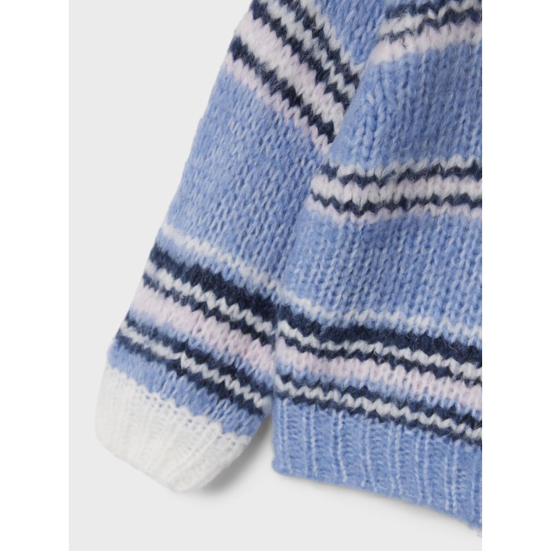 NAME IT Mini Kisine Strik Sweater - Endless Sky