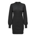 ONLY Labelle Life Langærmet Kjole Knt - Dark Grey Melange