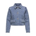 JDY Lady Denim Shacket - Medium Blue Denim