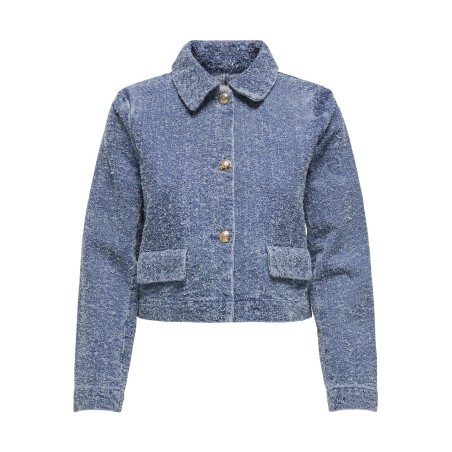 JDY Lady Denim Shacket - Medium Blue Denim