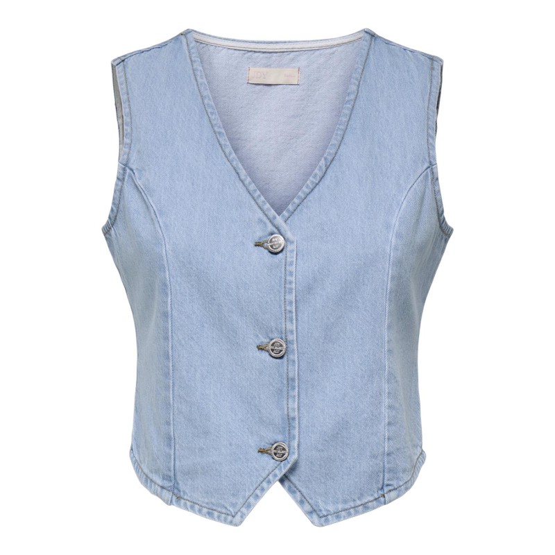 JDY Wilma Denim Vest - Light Blue Denim