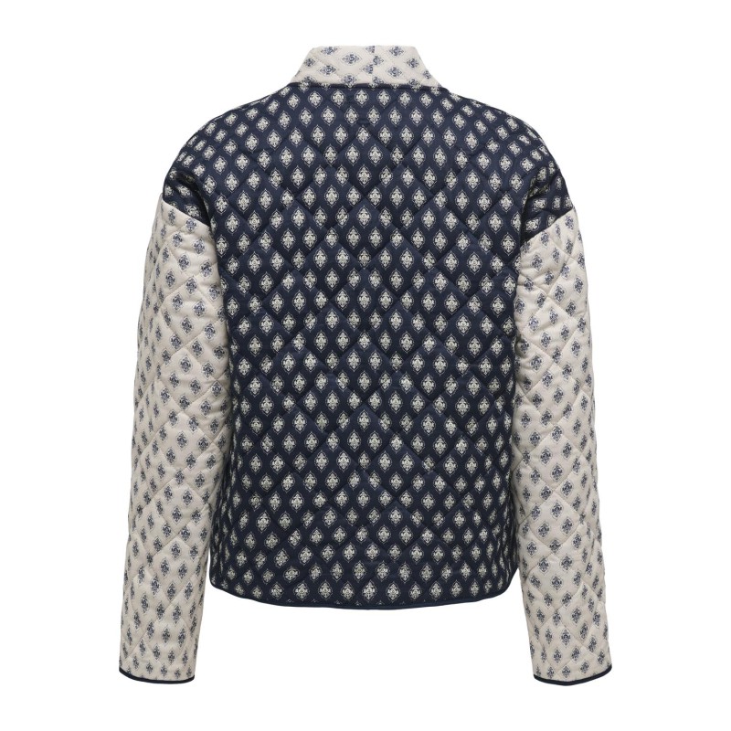 JDY Avalon Langærmet Quilted Jakke Vævet - Egret