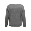 ONLY CARMAKOMA Margareta Langærmet Pullover Knt - Chocolate Torte