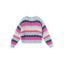 NAME IT Kids Nunna L/S Kort Strik - Phlox Pink