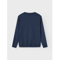 LMTD Nlnnizu Langærmet Bru O-Neck Sweat - Navy Blazer