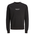 JACK & JONES Jorvesterbro Sweat Crew Neck Pls - Sort