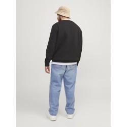 JACK & JONES Jorvesterbro Sweat Crew Neck Pls - Sort