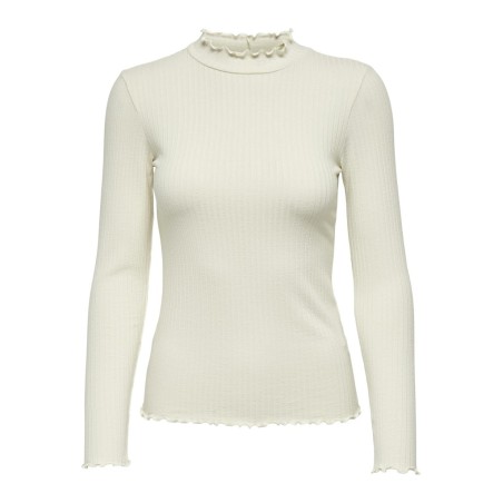 JDY Fransiska L/S Bluse - Whitecap Gray