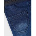 NAME IT Mini Salli Slim Sweat Jeans - Dark Blue Denim