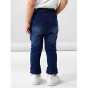 NAME IT Mini Salli Slim Sweat Jeans - Dark Blue Denim