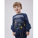 NAME IT MINI Juice Batwheels Sweatshirt - Dark Denim